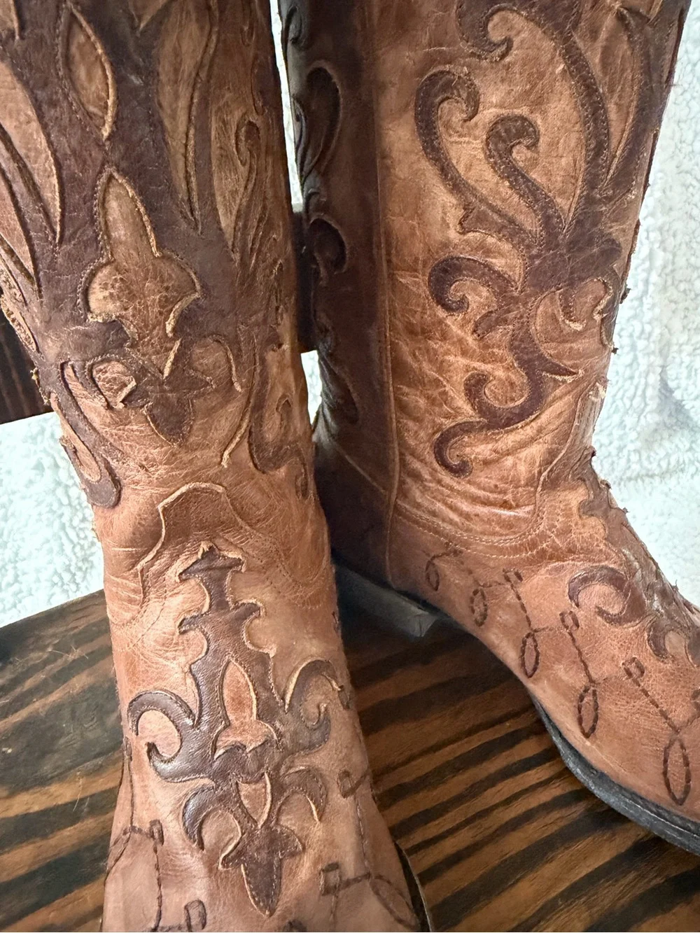 NEW Old Gringo Embroidered Brown Leather Western Cowgirl Boots - Picture 5 of 10